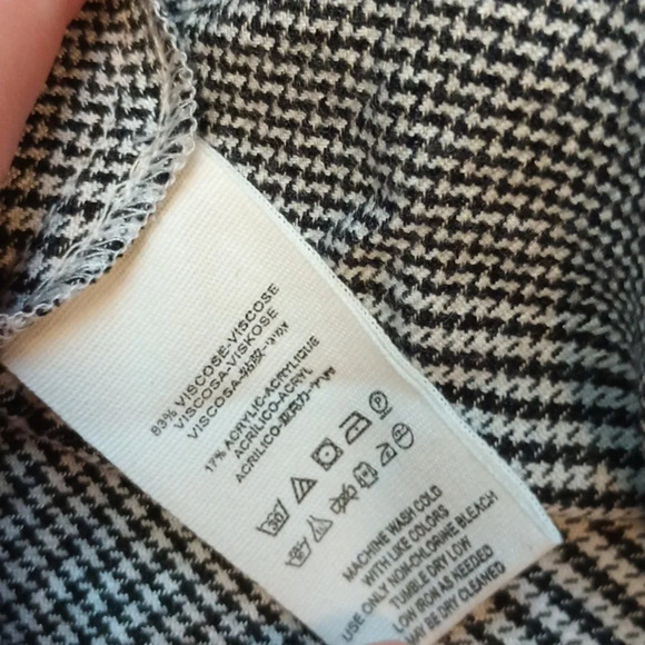 Free People Black Tweed Frayed shoulder Dress VV - Picture 5 of 5